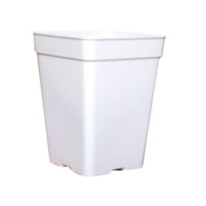 Maceta Cuadrada Blanca