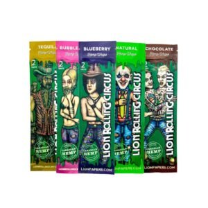 Papel hemp varios sabores Lion Rolling Circus