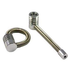 Pipa metálica muelle pequeña