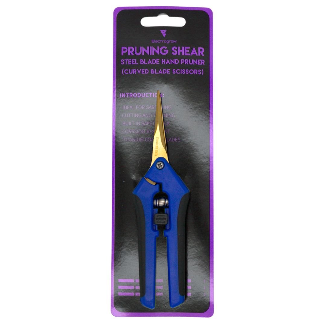 Tijera poda punta curva Electrogrow