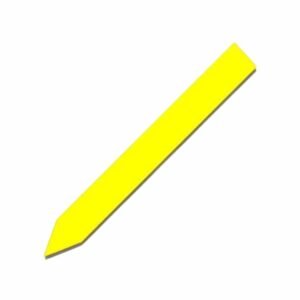 Etiqueta picar amarilla (1.3X6 CM) (500 UDS)