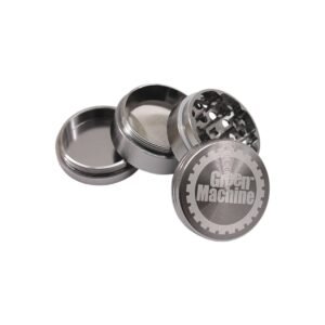 Grinder Green Machine 40mm- Dark Silver